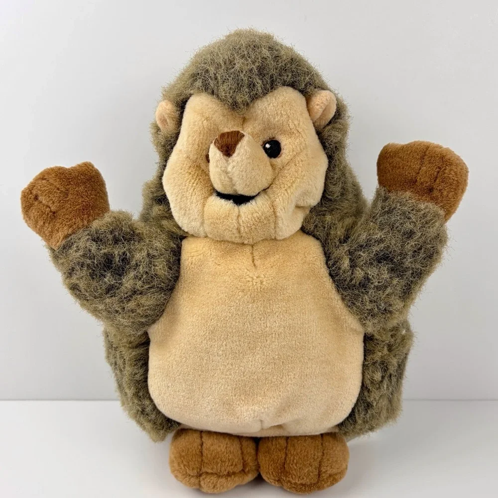 IKEA Titta Hedgehog Hand Puppet Plush Stuffed Animal 12" Sewn Eyes Pretend Play - Picture 2 of 8
